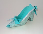 Paper Shoe Breakfast at Tiffany's High Heel Shoe