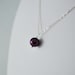 Flower Girl Necklace Mulberry Genuine Freshwater Pearl Simple Child's Sterling Silver Wedding Jewelry Children