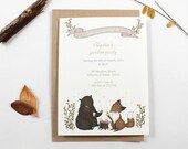 10 Personalized Invitations - Those Perfect Berry Cupcakes Tea Party