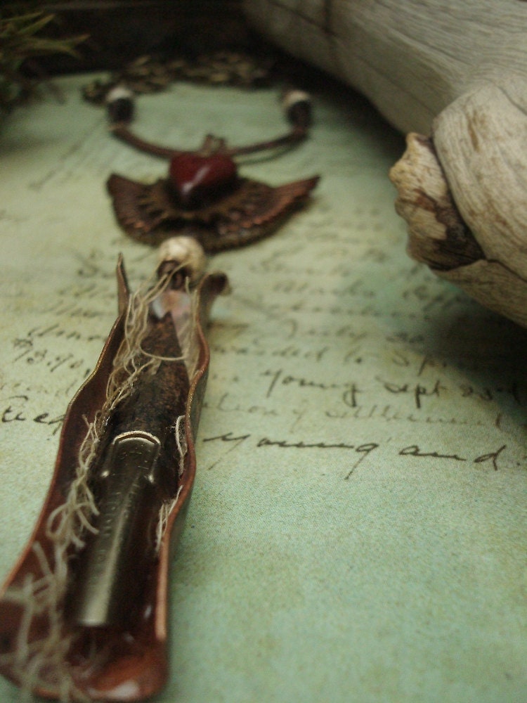 Declaration of Peace - Mixed Media Necklace