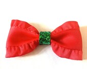 Christmas hair bow