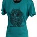 Owl on Tri-Lemon Tri Blend Women's American Apparel T Shirt
