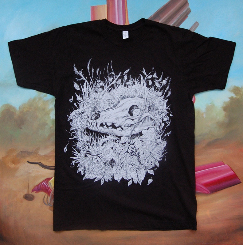 Natural Science/ Taxidermy inspired T-shirts : Wolf