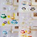 Baby Mobile - Owl Mobile - Nursery Mobile - Crib Mobile - Silver Gray Sage Green White Tan Soft theme (You can Choose your colors)
