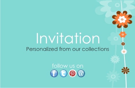 Printable Invitation Design- DIY File - Customized to Match Your Theme Il_170x135