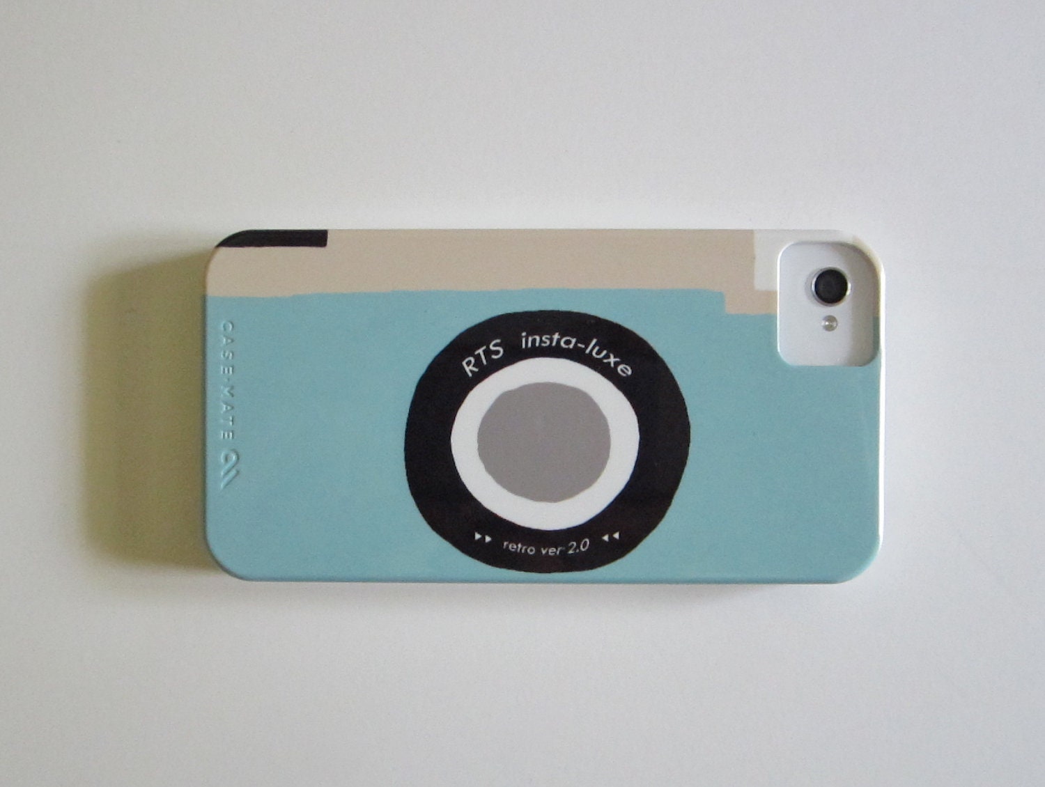 iPhone 4 case l Camera Blue l  Vintage Retro  IPhone 5 case Modern aqua cockatoo redtilestudio