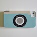 iPhone 4 case l Camera Blue l  Vintage Retro  IPhone 5 case Modern aqua cockatoo redtilestudio
