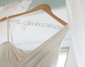 Personalized Custom Brides Wedding Dress Hanger