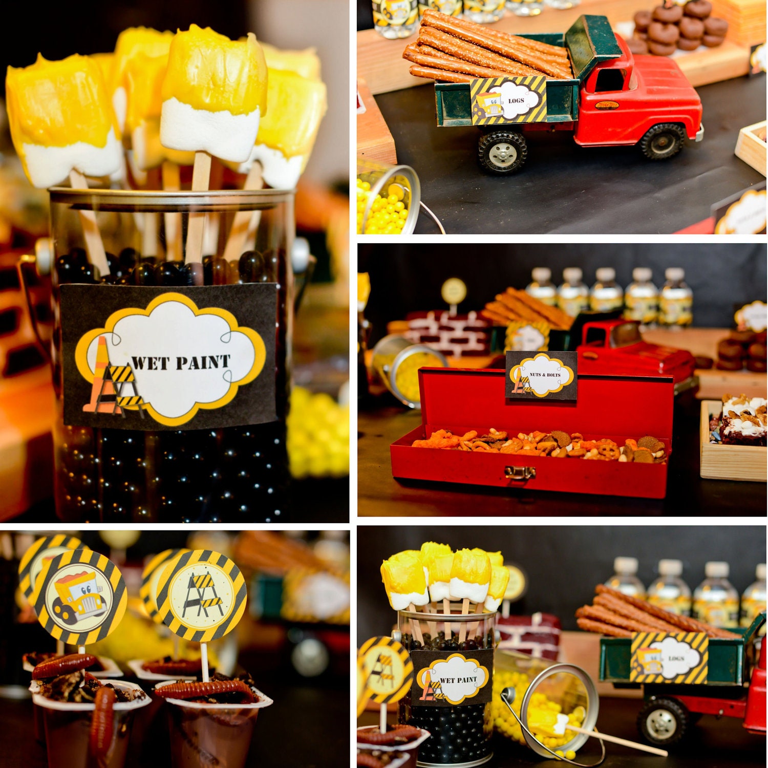 Construction Birthday Party Package - DIY - Forever Your Prints Il_570xn