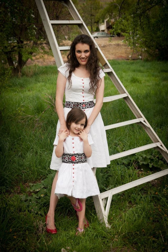 Custom Matching Mom and Daughter Dresses