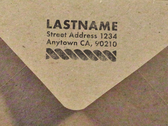 Art Deco Nautical Stamp- Return Address