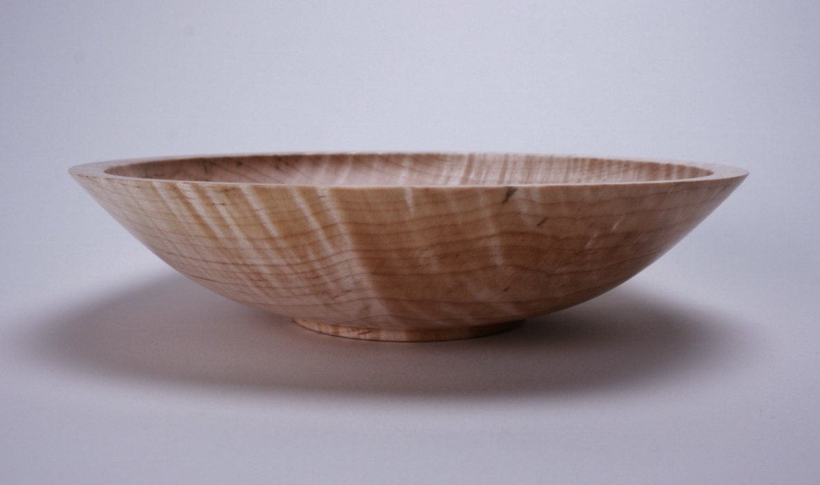 Fiddleback Maple Wooden Bowl 937