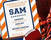 Football Party - Birthday -Printable Invitation -Your choice of team colors by Amanda's Parties To Go Il_170x135
