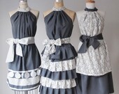 mismatched bridesmaid dresses / Dress / Bridesmaid / Romantic /  gray / lace  / Fairy / Dreamy / Bridesmaid / Party / wedding / Bride