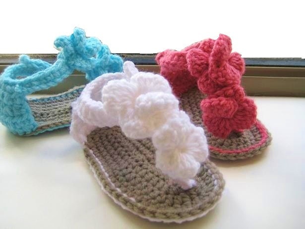 Crochet Pattern Baby Booties, Crochet Baby Sandals Pattern, Baby Booties Crochet Pattern, Orchid Sandals (pdf pattern for sale)