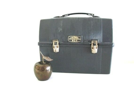 Time For Lunch - Mens Vintage Thermos Lunchbox