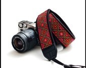 A different type of SLR camera strap  - Raspberry delight Custom Camera strap