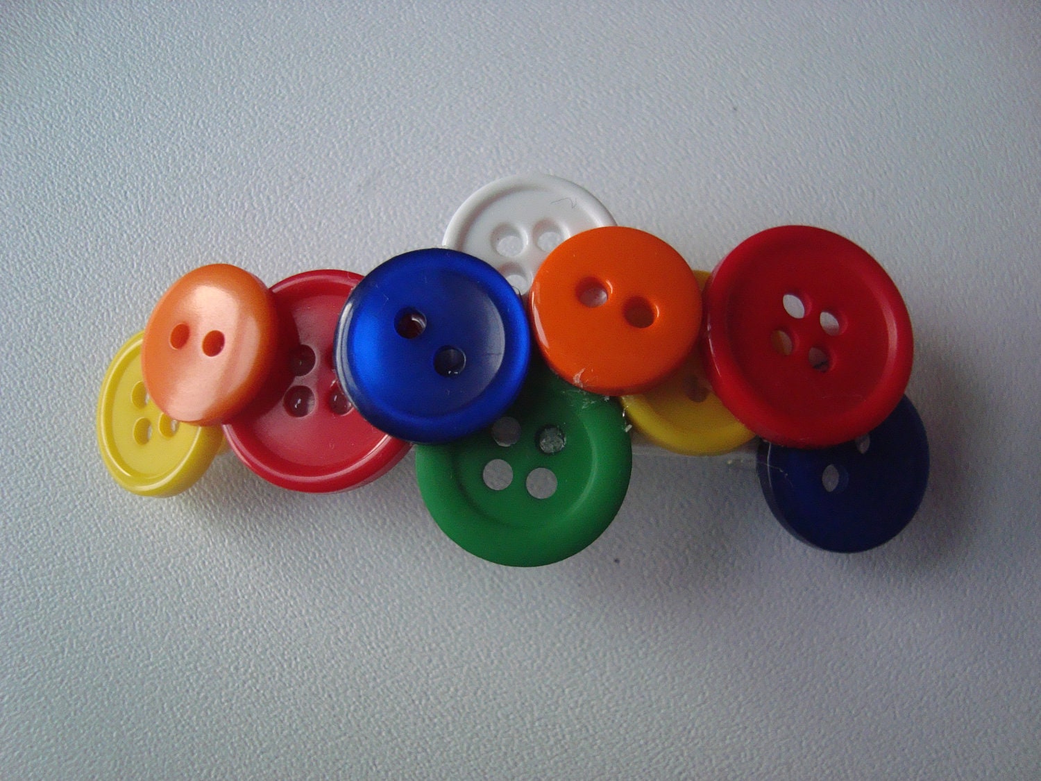 French Barrette Primary Colors Girls Hair Clip