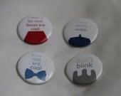 Doctor Who 4-Button Set