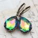 Vintage Vitrail Rainbow Jewel Necklace Multi-Color Large - 16" Victorian Antique Brass Detailed Focal - Handmade by Inspired by Elizabeth