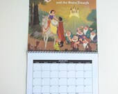 DISNEY'S SNOW WHITE 2013 Recycled Album Cover Wall Calendar