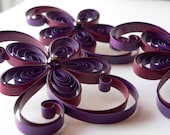 Purple Flower Hair Clip - Bridesmaid Gift  / Purple Hair Accessories / Purple Bridal Hair Accessories Purple Magnolia