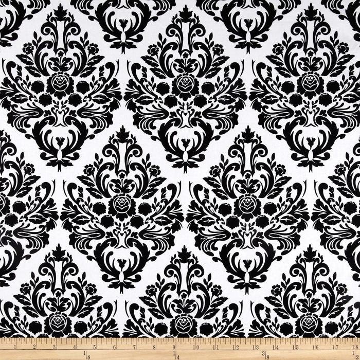 Black and white damask with black minky  Infant car seat cover- Custom Order