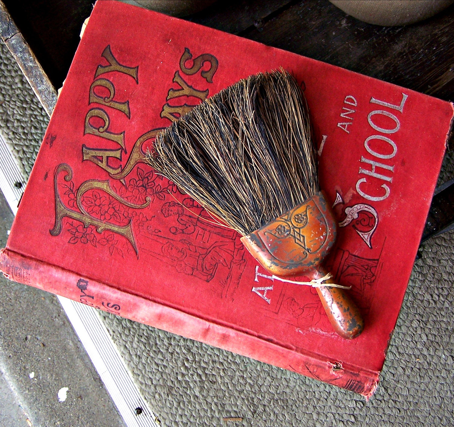 Vintage Art Deco Industrial Whisk Broom