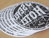 Custom Letterpress  Coasters