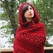 Crocodile Stitch Hooded Cape - Crochet Pattern PDF - Permission to Sell Finished Items