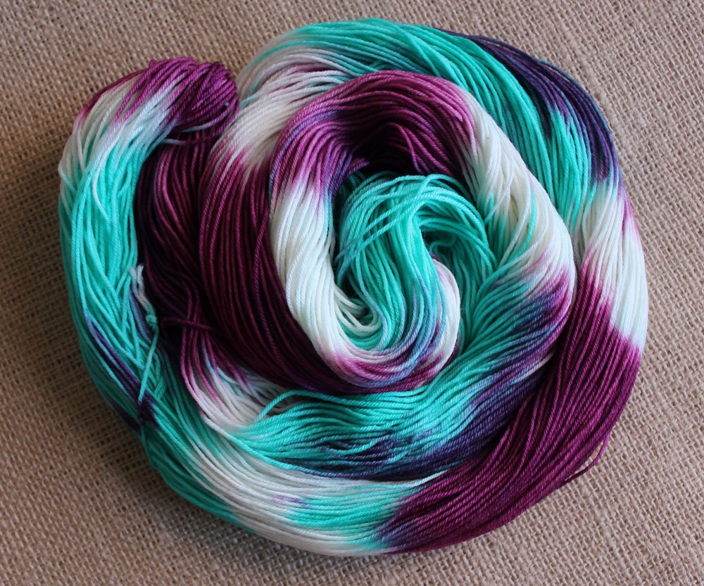 Polyjuice Potion - SW Merino & Nylon Sock Yarn - Hand Dyed - 462 yds