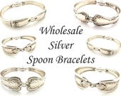 Wholesale Spoon Bracelets, 40 Spoon Bracelets, Spoon Bracelet LOT, Wholesale Bracelets