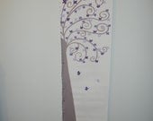 Butterfly Tree hand painted Growth Chart