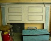 H9 Handmade Wooden Headboard from Architectural Pieces - SOLD