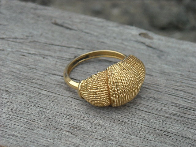 Vintage Ring, Vintage Gold Ring, 1980's, Vintage Jewelry,