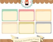 Documented 365 Stitched Journaling Card Kit by Sarah Hurley Digital & Hybrid Scrapbooking / Cardmaking / Crafts