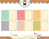 Documented 365 Double Sided Woodgrain Journaling Card Digi Kit by Sarah Hurley - Hybrid Scrapbooking / Crafts