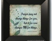 Your Prayers - Inspirational 8x8 Art Print - quote art print - spiritual