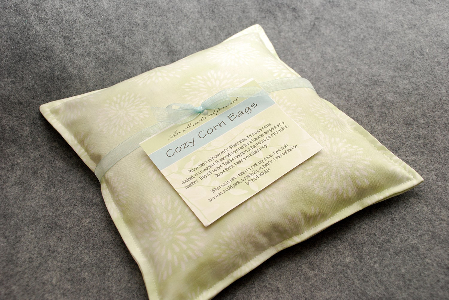 Heating Pad Microwave Corn Bag -- Spa Date, hand warmer 9x9