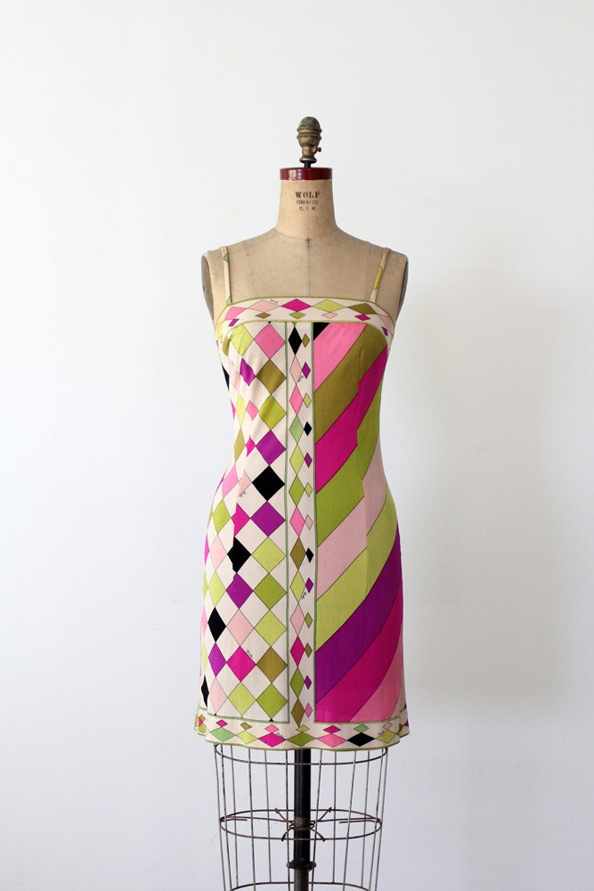 1960s Pucci Dress / Italian Silk Mini Dress - 86Vintage86