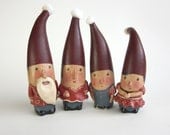 Gnome Family Folk Art Figures