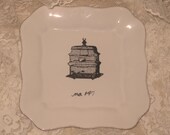 French Style Hand Designed Tidbit Trinket Soap Dish Bird Cage No. 147 Motif ECS