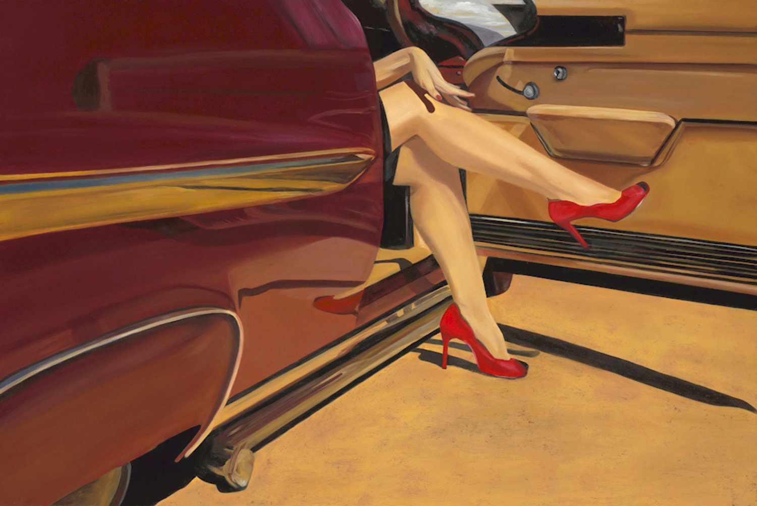 Hell on Heels - Limited Edition - 18 x 24 canvas wrapped
