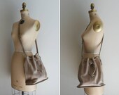 Vintage 1980s Coach Crossbody Draw String Leather Bag