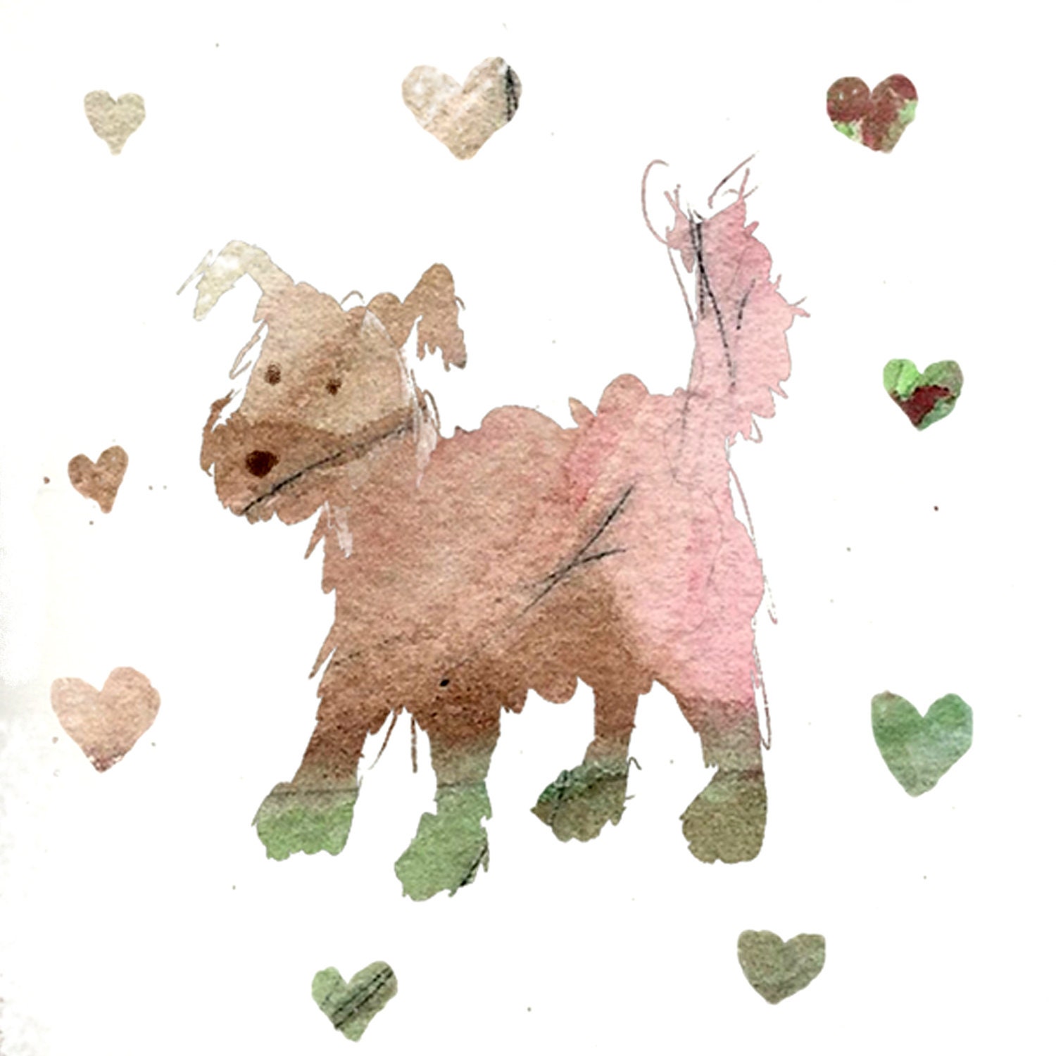 puppy love print dog lover home decor