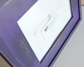 8x10 Chunky Stacked Distressed Picture Frame -  Purple or choose your color rustic distressed home decor wedding decor nursery decor