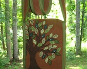 MADE TO ORDER purse - custom handmade one-of-a-kind, front flap, lots of pockets, over-shoulder strap