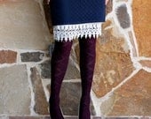 Extender Slip: Cream Venice Lace