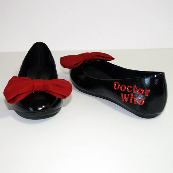 Doctor Who bow ties are cool ballet flat shoes