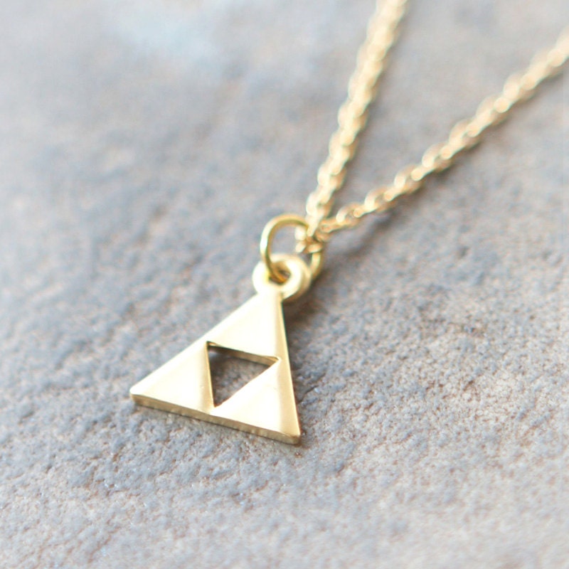 Tri Force Necklace in gold